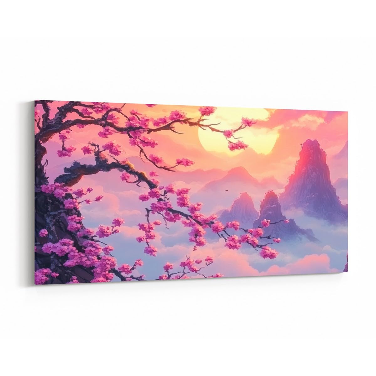 Amazon.com: Erosebridal Cherry Blossom Large Wall Art,Nature