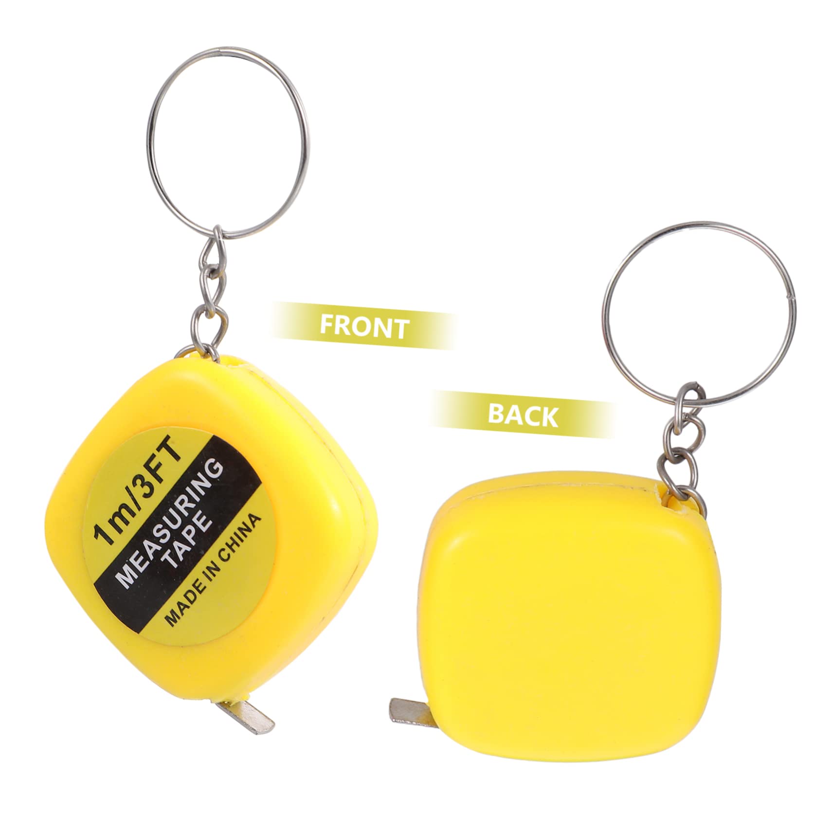10 Ensembles Porte-Clés Pour Mini-Mètre À Ruban Mètre Numérique Petit Mètre À De Poche Mesures Millimétriques Ruban À Mesurer Flexible Et 20 pièces * 10