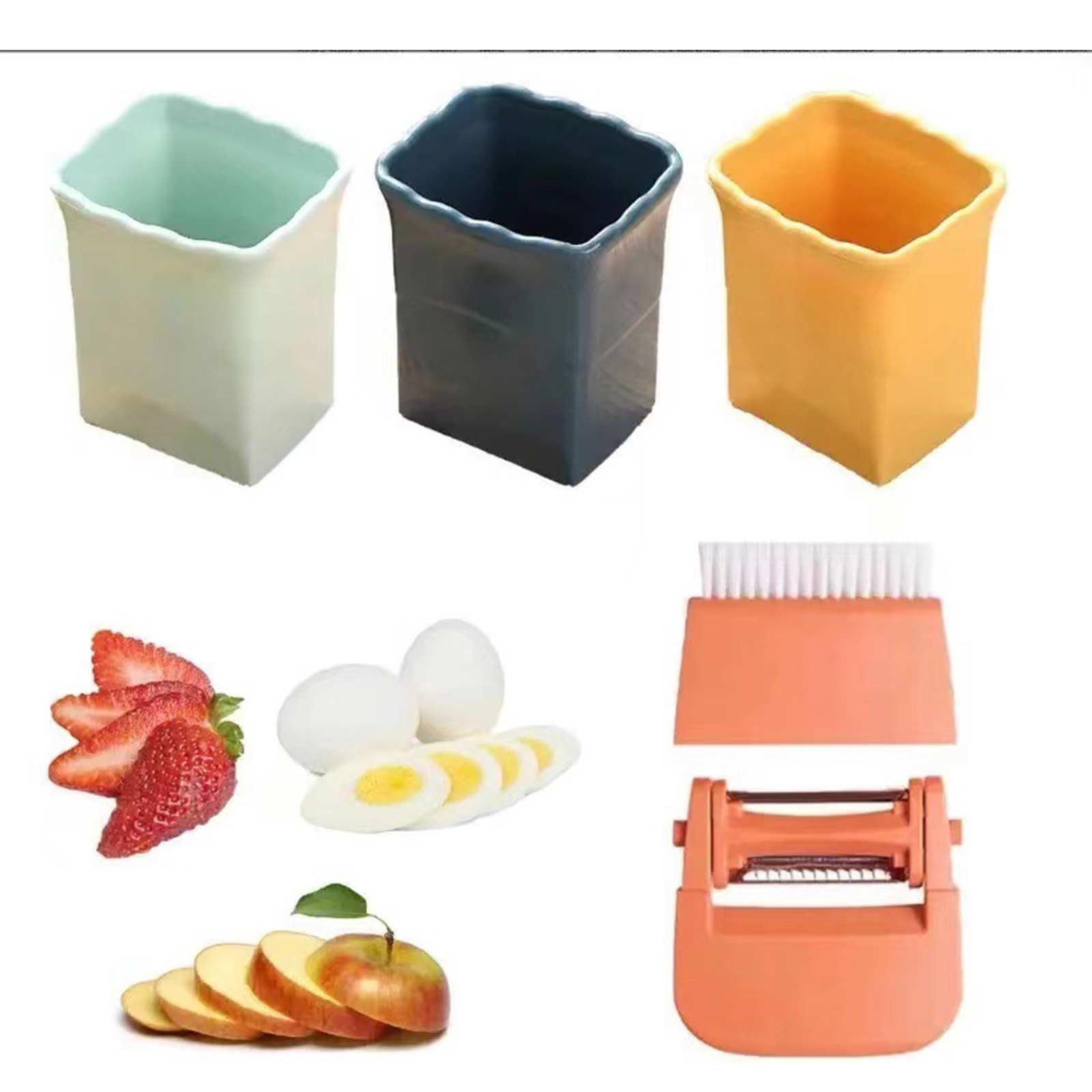 SAMMART 2-Pack 10L Collapsible Dish Tubs - Foldable Rectangular Wash Basins For Camping, Dishes (2 Colors) - View #5