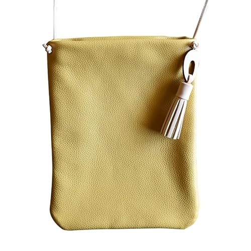 BB009-2-1 レザーサコッシュ イエロー