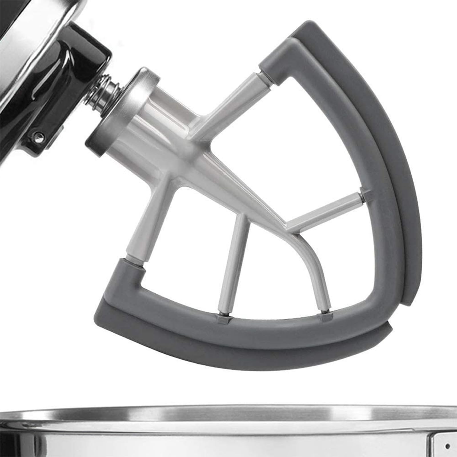 Akcesoria płaskie do mikserów KitchenAid, Flex Edge Beater, dwustronne silikonowe krawędzie do mikserów o pojemności 4,5-5 litrów z głowicą obrotową, akcesoria do mikserów KitchenAid, akcesoria do