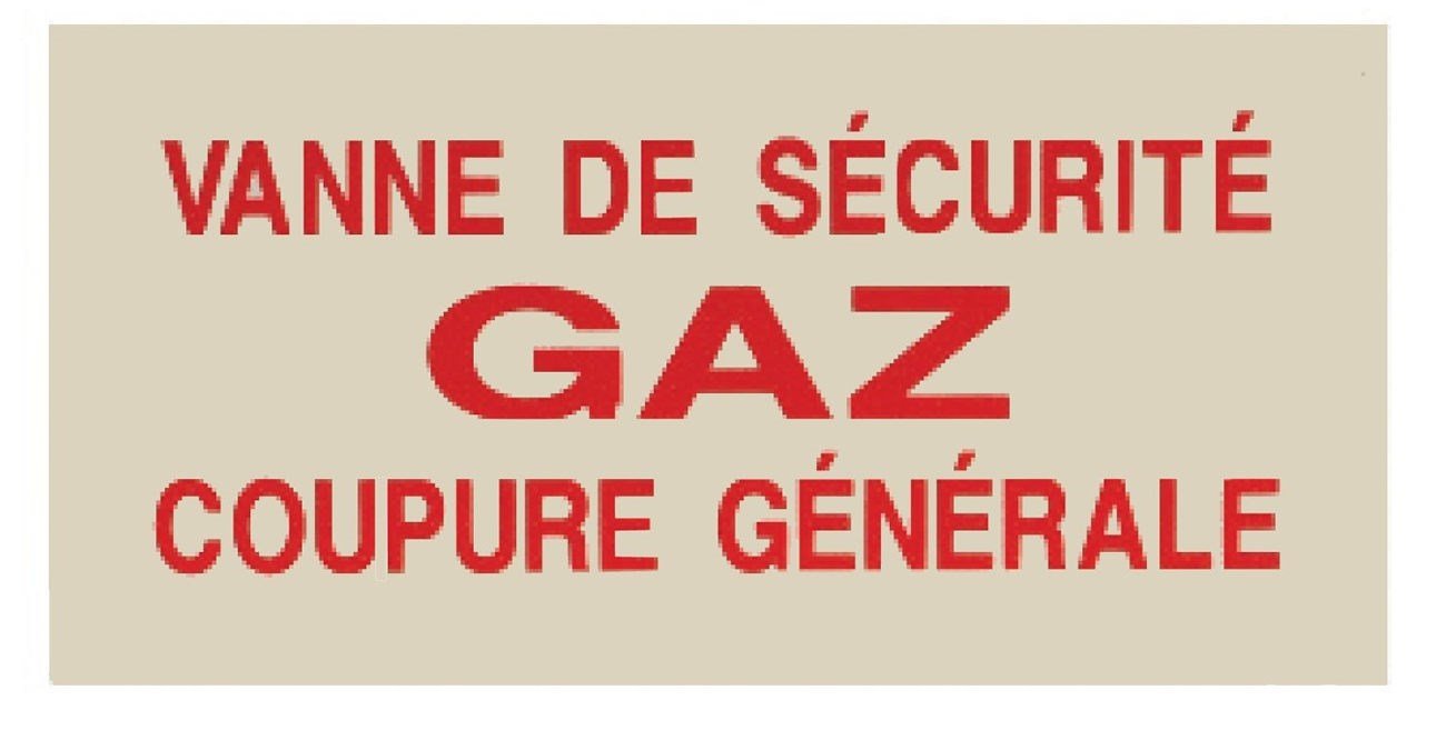 Plaque signalétique