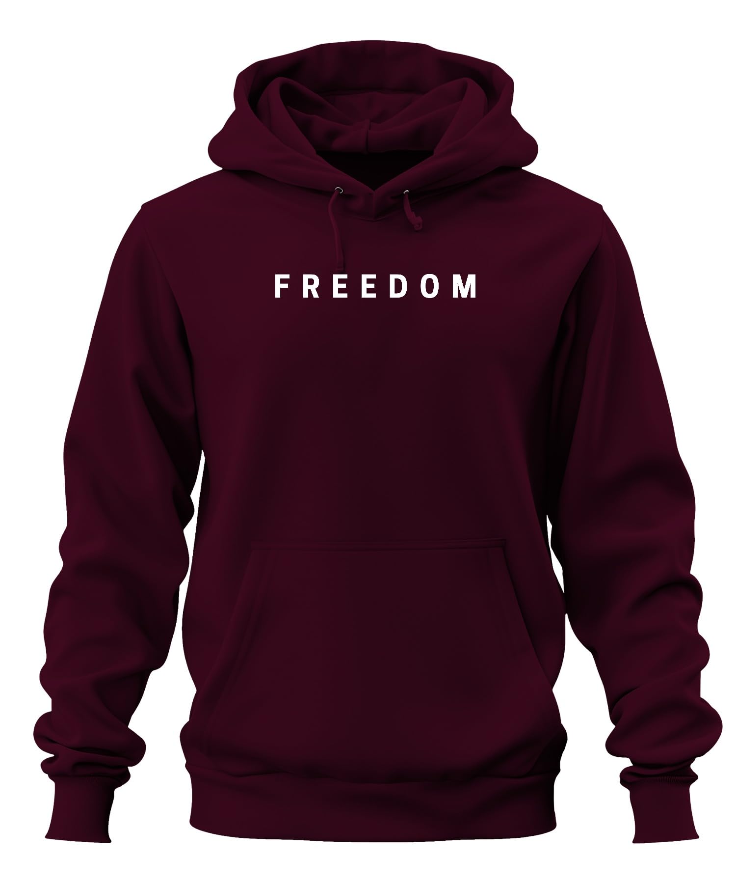Printera Unisex Burgundy Freedom Charlie Kirk Rip Conservative Republican Turning Point Hoodie Hoodie, M