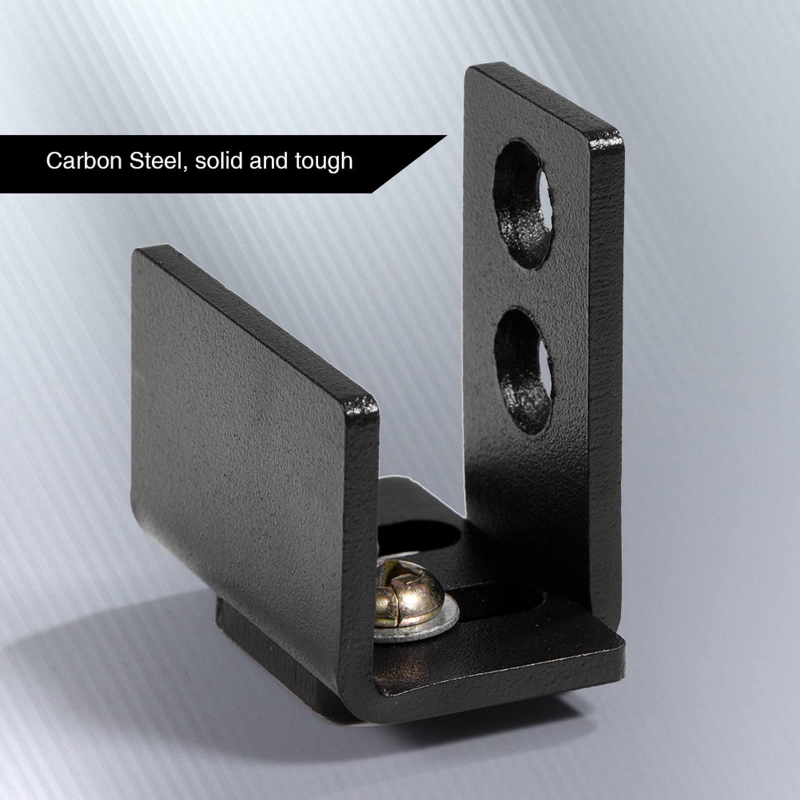 Guida A Terra Per Porte Scorrevoli Da Fienile - Acciaio Carbonio, Montaggio A Parete, Anti-Oscillazione - Foto 13