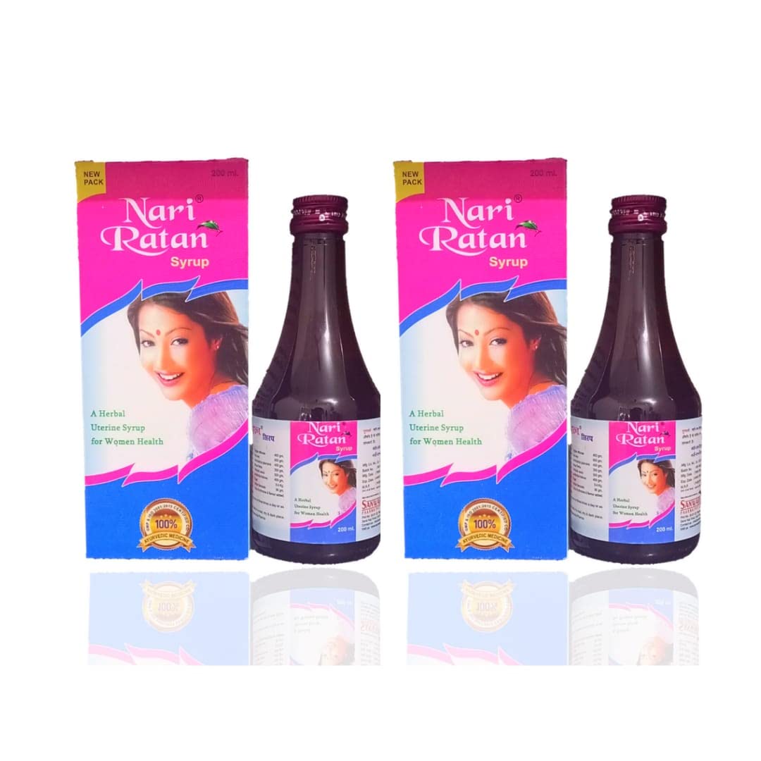 Nari Ratan A Herbal Uterine Syrup For Women | Natural Ayurvedic Uterine Tonic, Nari Ratan 40 Tablets FREE | PACK OF 2 (200ML) | (B0BZMZKW8H) Amazon Price History, Amazon Price Tracker