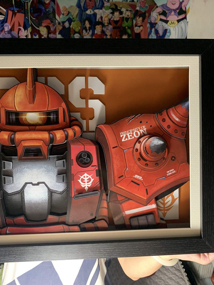Amazon.co.jp: AooCare 機動戦士ガンダム ZAKU 画 周辺 グッズ 立体絵