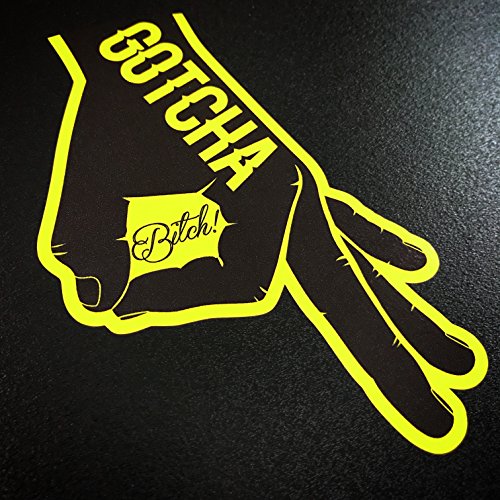 Gotcha You Looked Circle Punch Game - Sticker