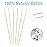 BOOSTEADY 6 Inch Cotton Gun Cleaning Swabs with Bamboo Handle in Storage CaseChoose Your Tip