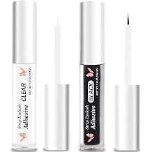 Eyelash Glue, Strong Waterproof Latex-Free Adhesive for False Lashes, Clear 0.18 oz, Suitable for Sensitive Eyes