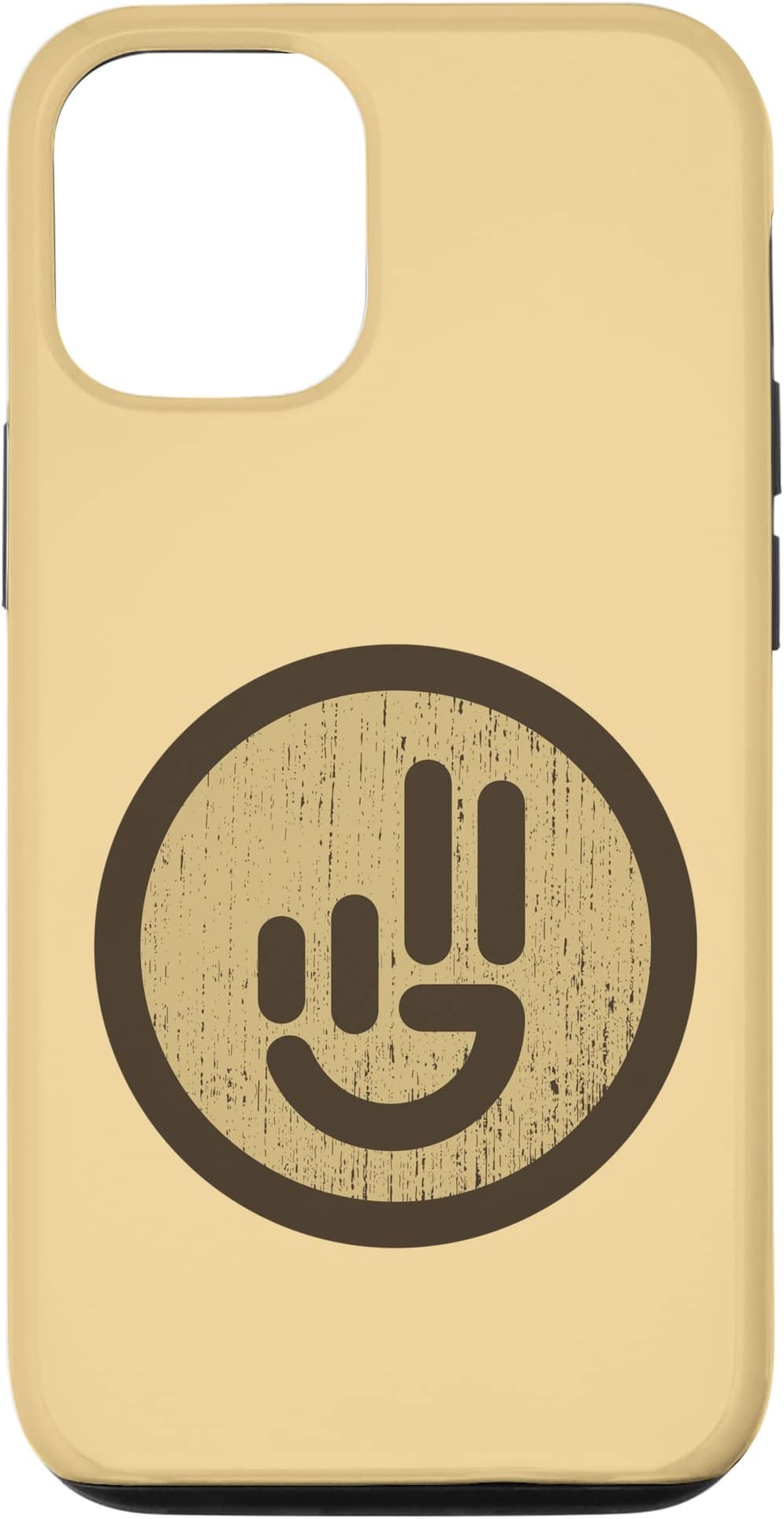 iPhone 12/12 Pro Jeep Wave Brown Distressed Case