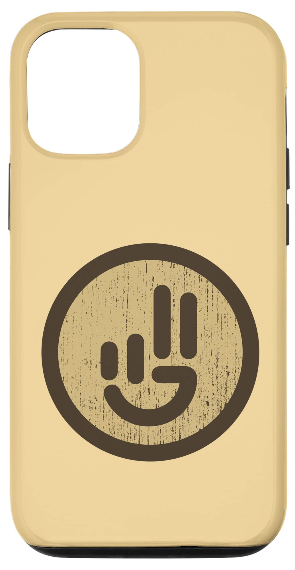 iPhone 12/12 Pro Jeep Wave Brown Distressed Case