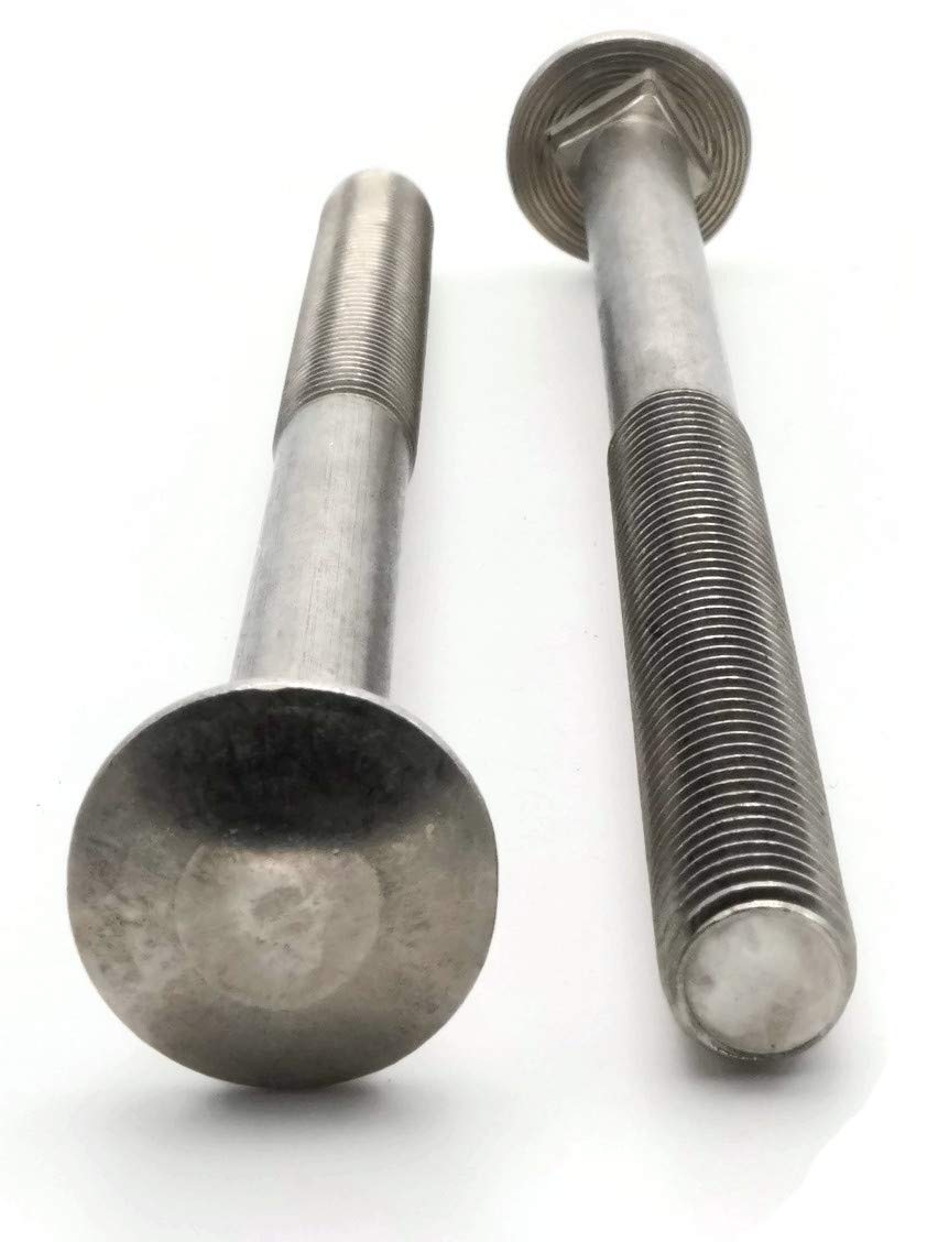Carriage Bolt 18-8 Stainless Steel 1/4"-20 x 10 Qty-250