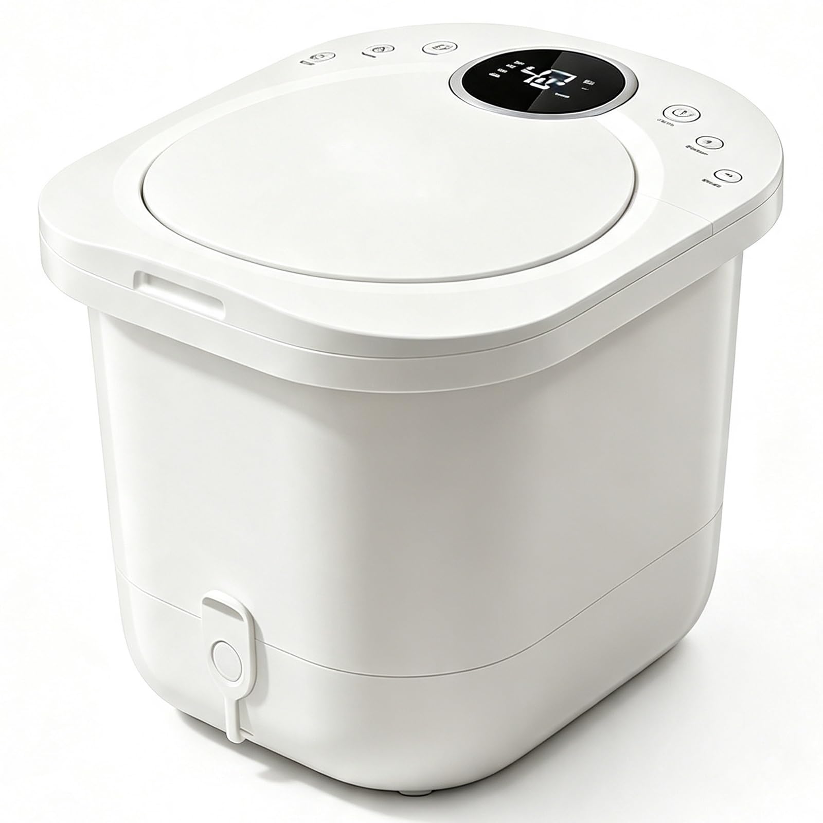 Vasca for Pediluvio, Controllo Della Temperatura Costante Regolabile | Rulli Massaggianti Rimovibili, Design A Drenaggio Rapido, Cavo Alimentazione 1,7 Metri(Electric)