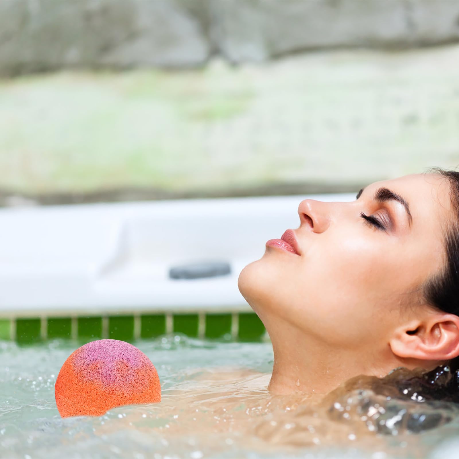9 Stück Teiliges Badebomben Ätherischen Ölen Natürliche Badekugeln für Pflegendes Schaumbad Feuchtigkeitsspendend Aromatherapeutisch für Entspannende