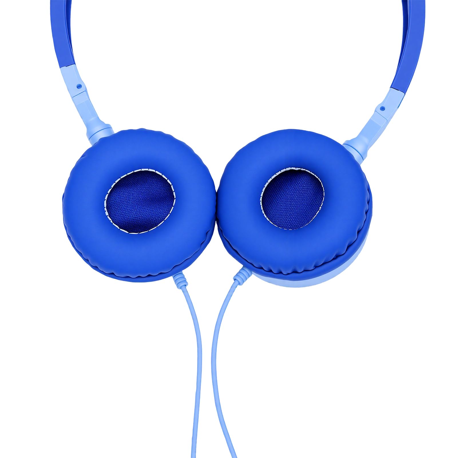 Karlak Cuffie Cablate per Bambini Design Confortevole Regolabile con qualità Eccezionale per Aule Scolastiche 12 Paia Set in Rosa e Blu Scuro