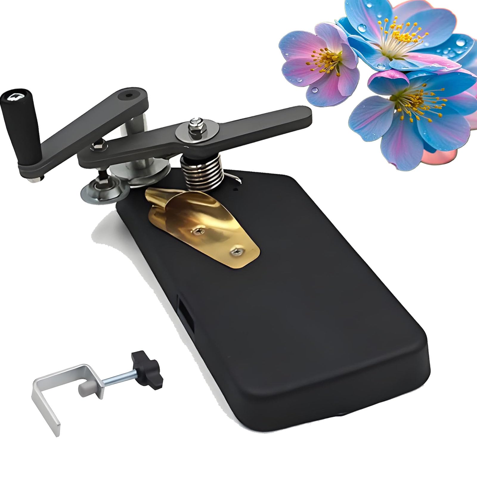 Machine à friser en papier crépon pour fleuristes, outils de sertissage ondulés, engrenage à dents fines pour l'emballage de fleurs, facile à utiliser pour les arrangements floraux