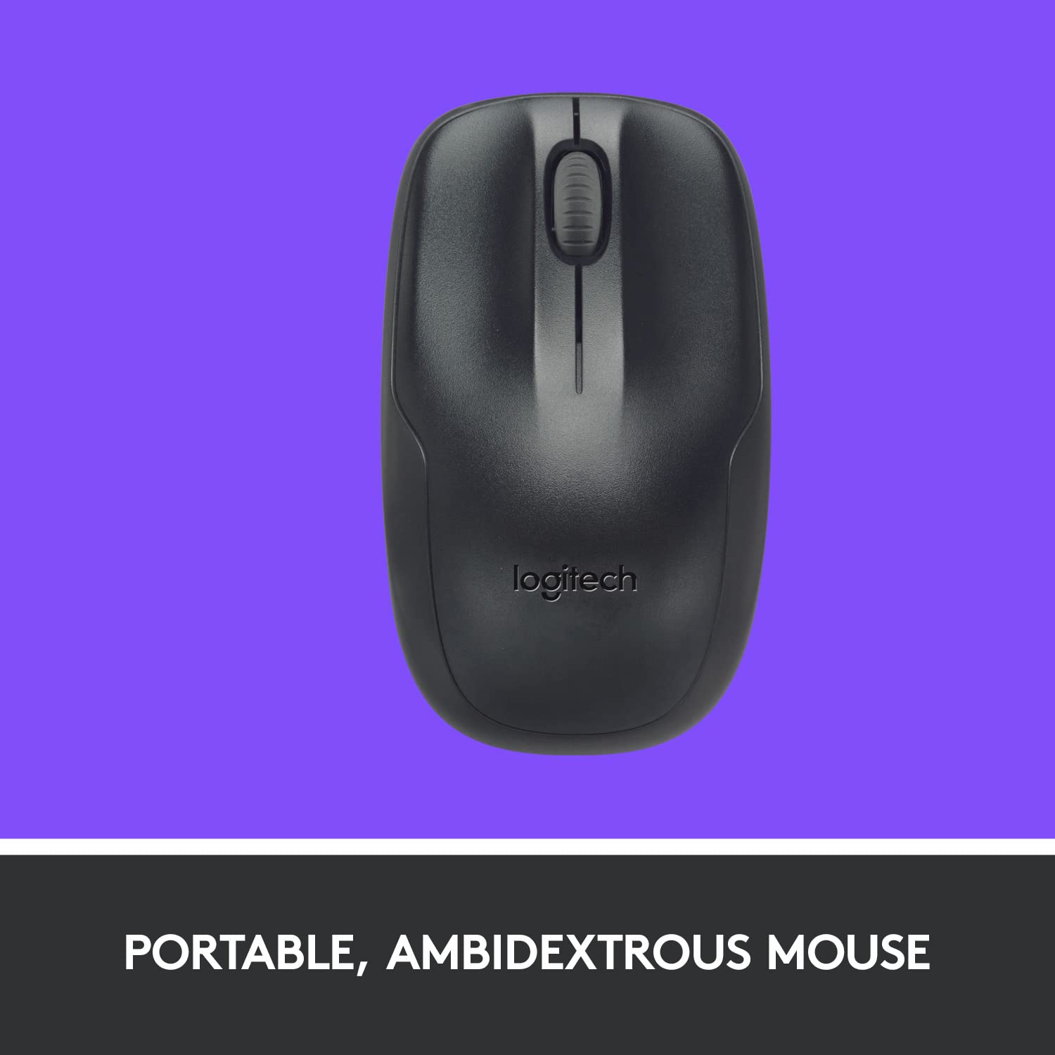 Logitech MK220 Portable Ambidextrous Mouse