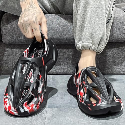 Foam Runners for Men Non-Slip Quick-Drying Outdoor Pillows Shoes Slip-On Soft Beach Sandals Walking Breathable Couple Sneakers Fashion Thick Slippers4