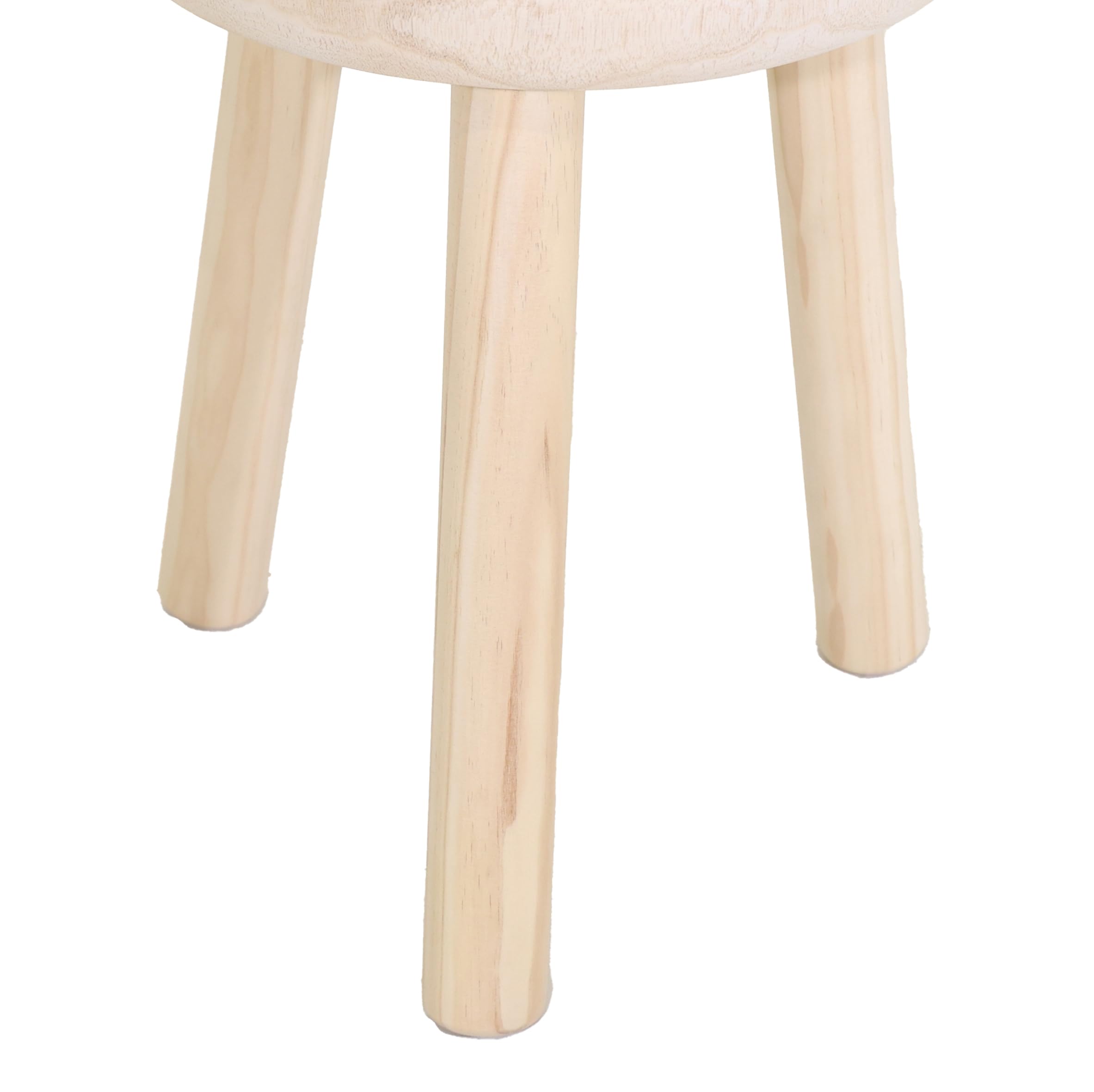 Houten plantenstandaard, plantenhouder, kruk, multifunctioneel display, wooncultuur voor bloempot, rond, 17,8 x 17,8 x 15 cm