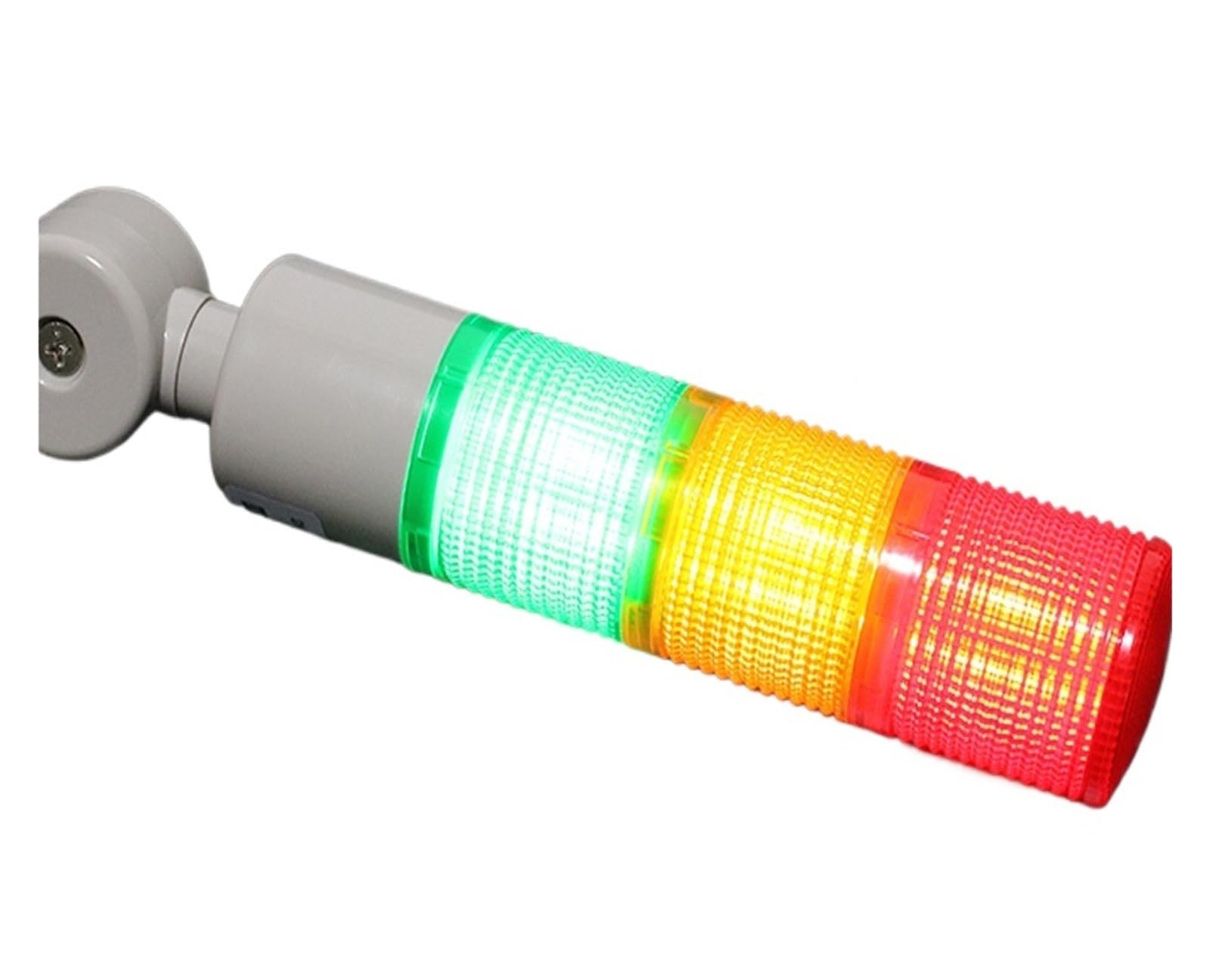 Industrial Multilayer Stack Light LED Signal Alarm Warning Steady/Flash for Machinery Tower Caution DC12V24V lamp LTA AC110V220V(3 Layer-NO Buzzer,DC 24V)