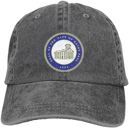 QIZYOQA City Seal Saintpaul Baseball Cap for Men Women Hats