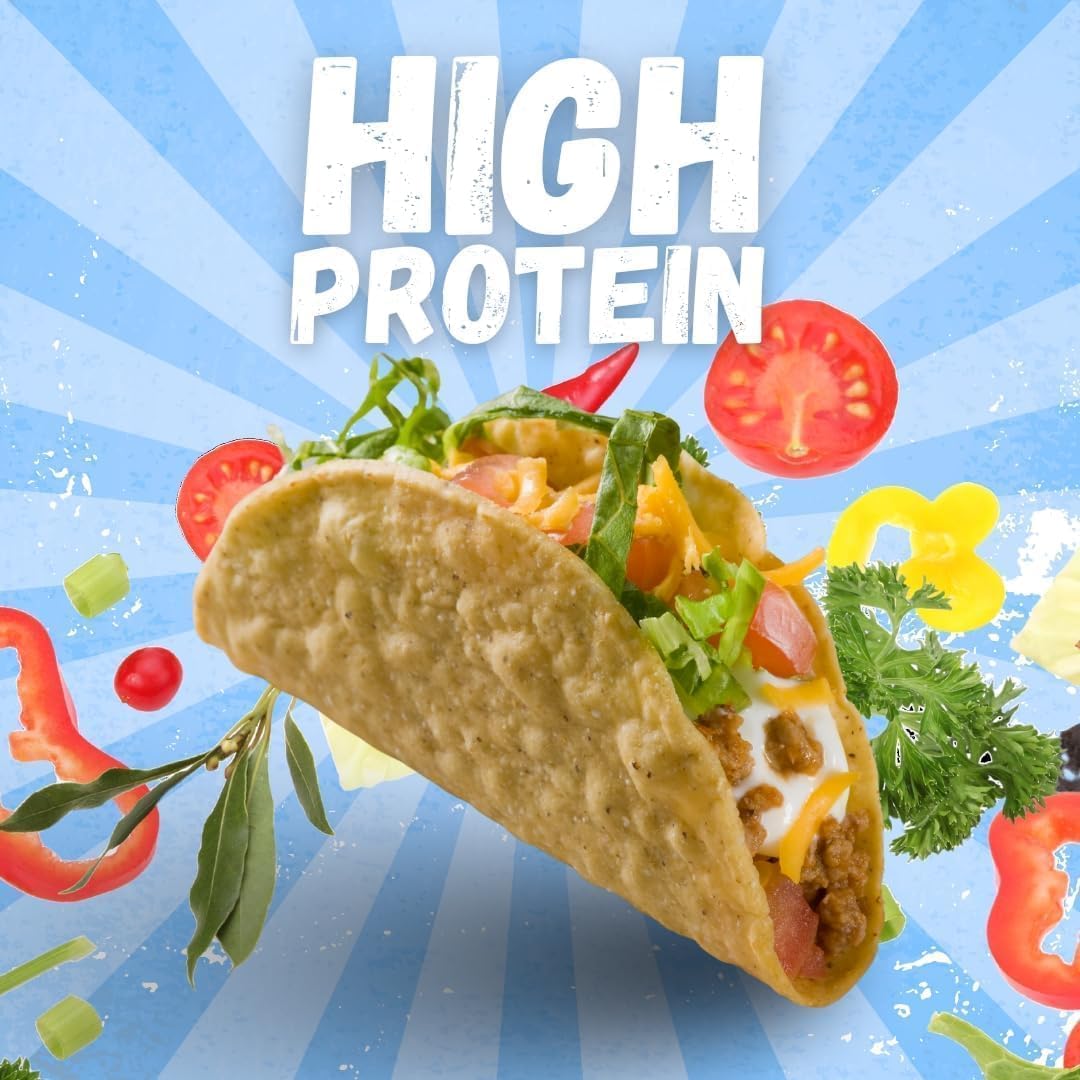Nätoo 18 Tortillas Messicane, Piadine Keto, 22% Protein, Ricca di Fibre, Dieta Chetogenica Prodotti Low Carb, Prodotti Keto, Cibo Proteico, 4.4g Carboidrati per Tortilla