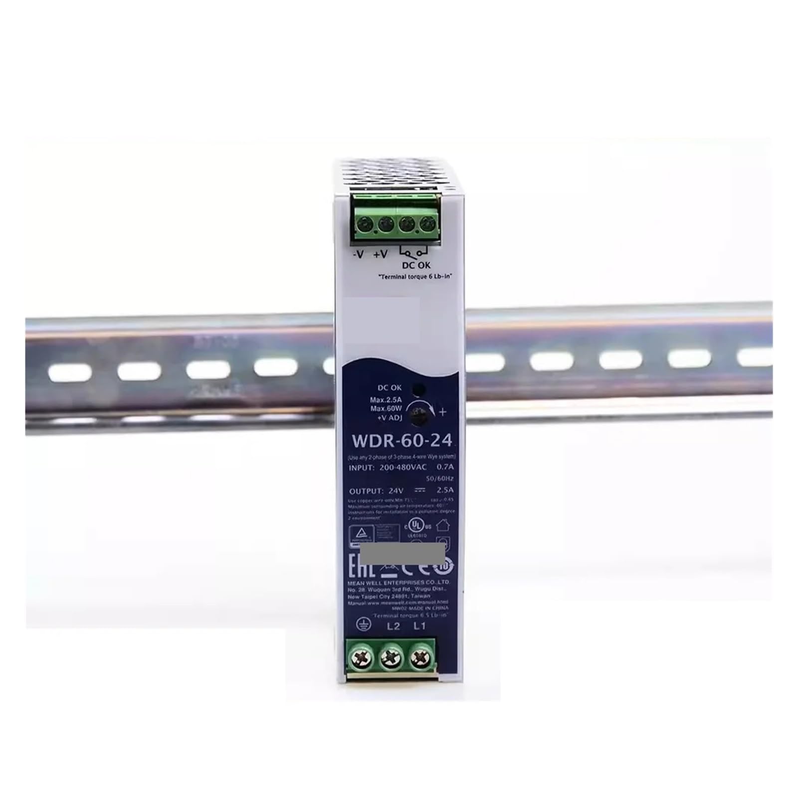 PWANUIGTE WDR-60 WDR-60-24 Switching Power Supply Ultra-Wide Input Industrial Guide 24V 2.5A 60W