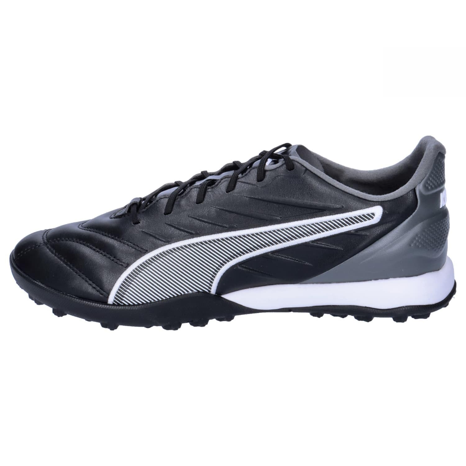 Puma Soccer Cleats Training Shoes King Pro TT, 24 Fall/Winter Colors Puma Black/Puma White/Cool Dark Gray (01), 30.0 cm