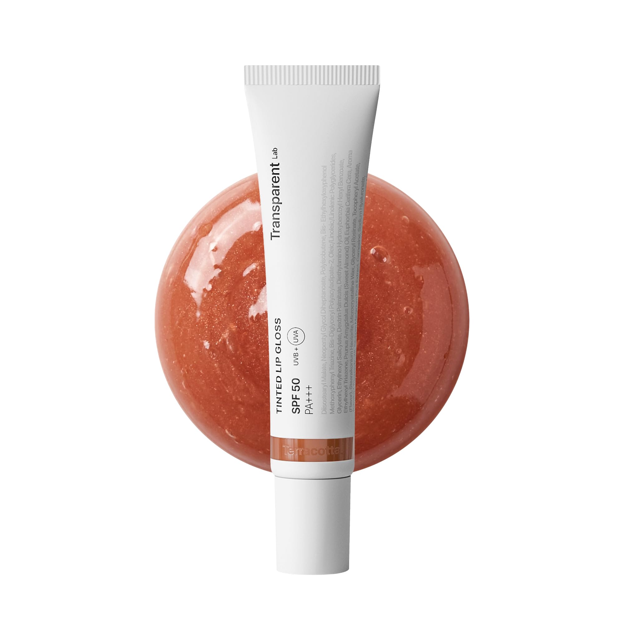 Terracotta Tinted Lip Gloss | Feuchtigkeitsspendender Lippenbalsam mit Farbe, LSF 50