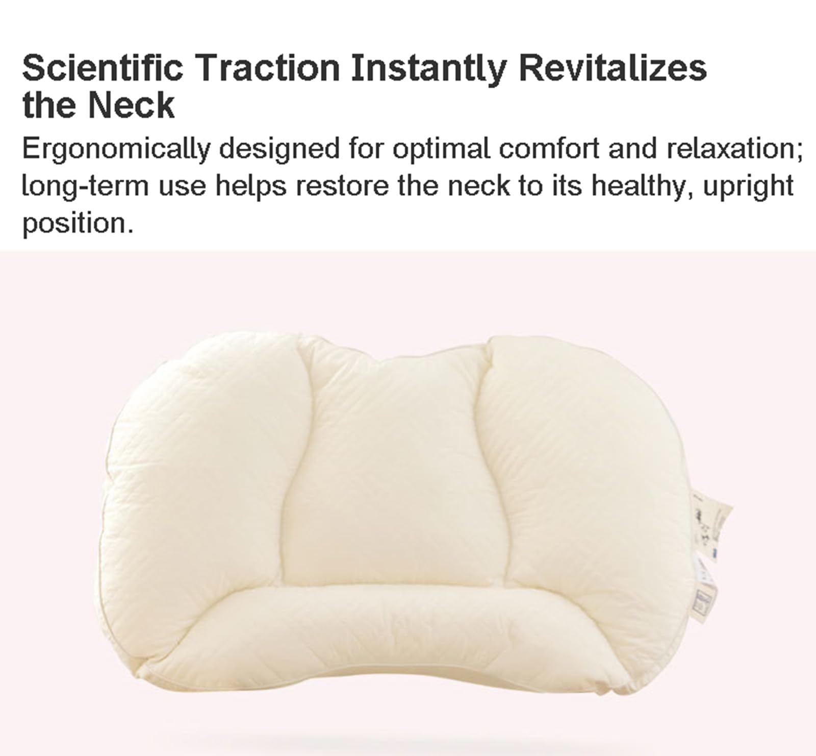 Kissen aus Sojafaser in Queen-Size, ergonomisch geformte Kissen, Luxuskissen für tiefen und erholsamen Schlaf, komfortable Unterstützung,1pcs