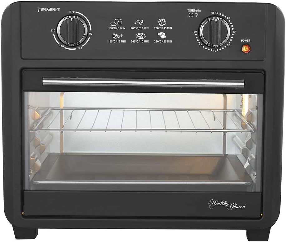 Healthy Choice 23L Air Fryer Mini Benchtop Convection Oven Multi