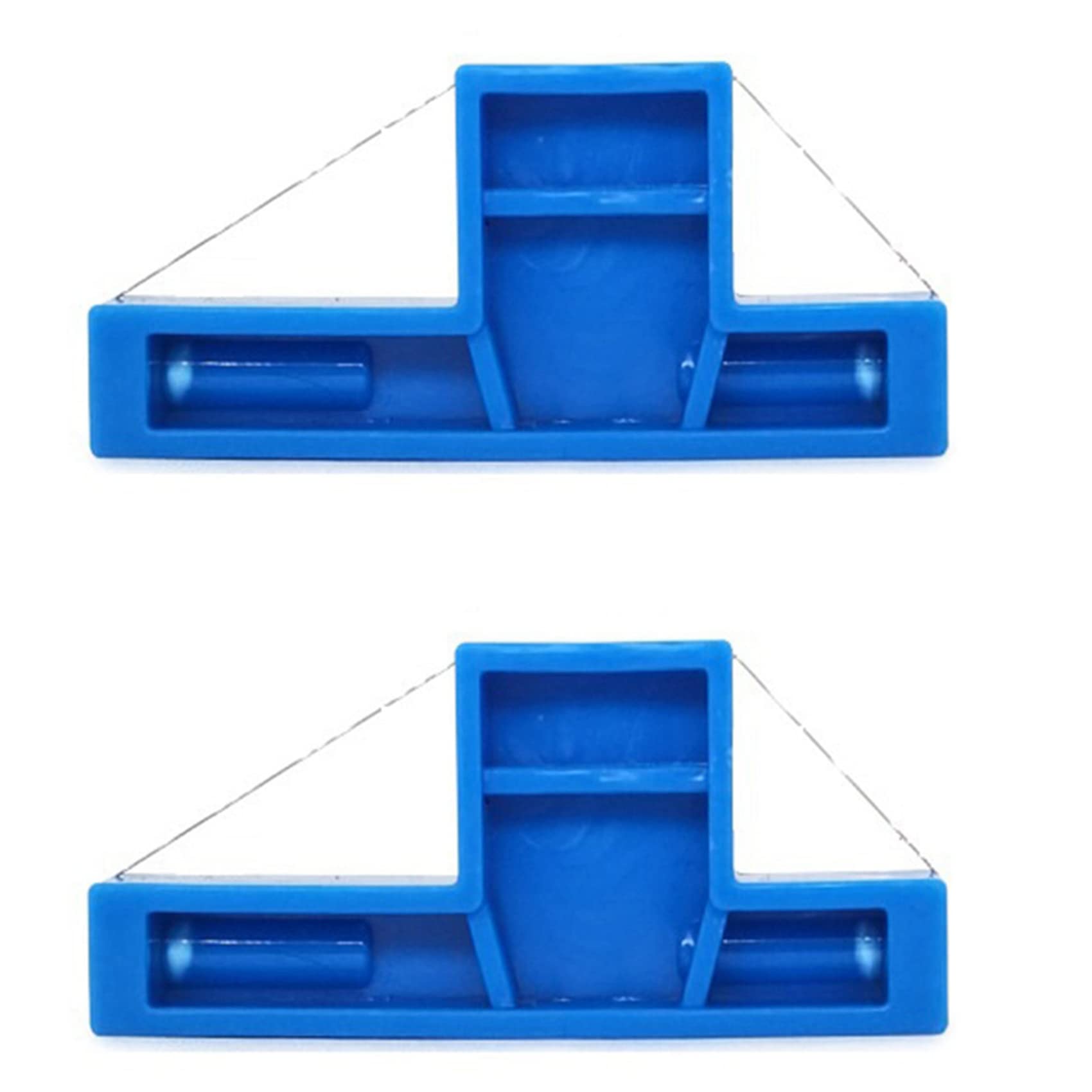 Jnchdghwa Blue 2Pc Angle Cutting Clay Tool And Wire Bevel Cutter Clay Trimming Tool For Pottery Ceramics And Sculpting Small