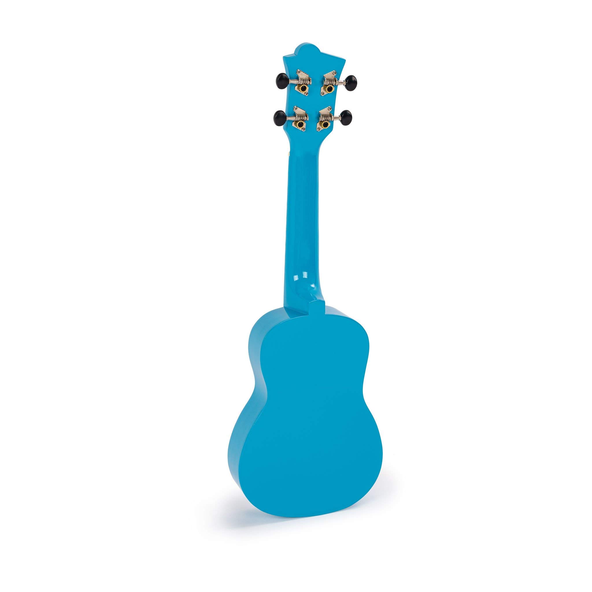 Octopus UK205-LBB - Ukelele soprano en color azul claro completo