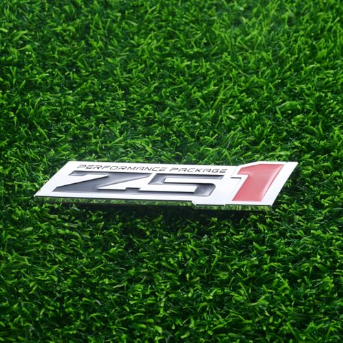 Image of 2Pcs Z51 Performance Emblems Engine Hood 3D Package Badge Decal Replacement Z51 (Chrome Red)