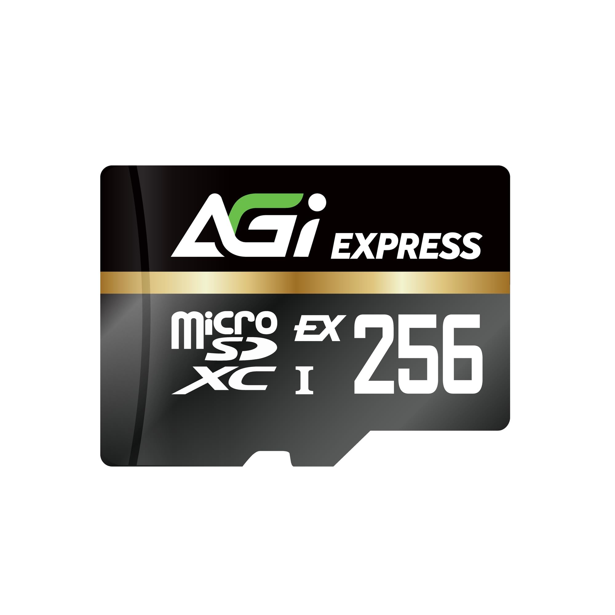AGI TF 338 Micro SDXC Express 256GB UHS-I U3 V30 C10 R/W up to 800/700 MB/s AGI256GE1TF338-CB MM10482 Product Image 1