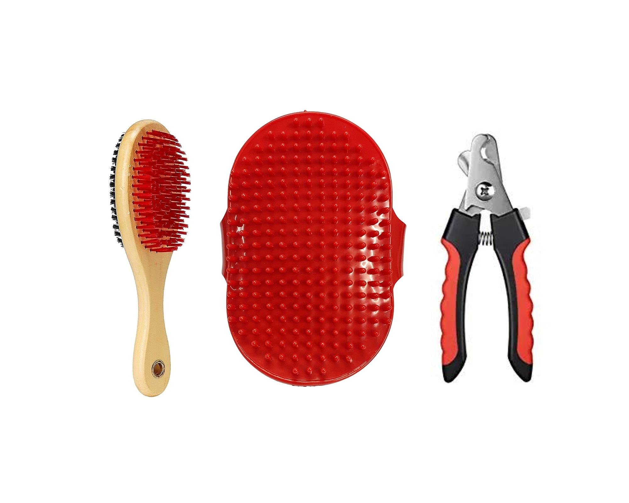 PawCloud Dog Grooming Combo, Wooden Dog Brush Small, Dog Bath Brush and Nail Cutter (B07FB2FX83) Amazon Price History, Amazon Price Tracker