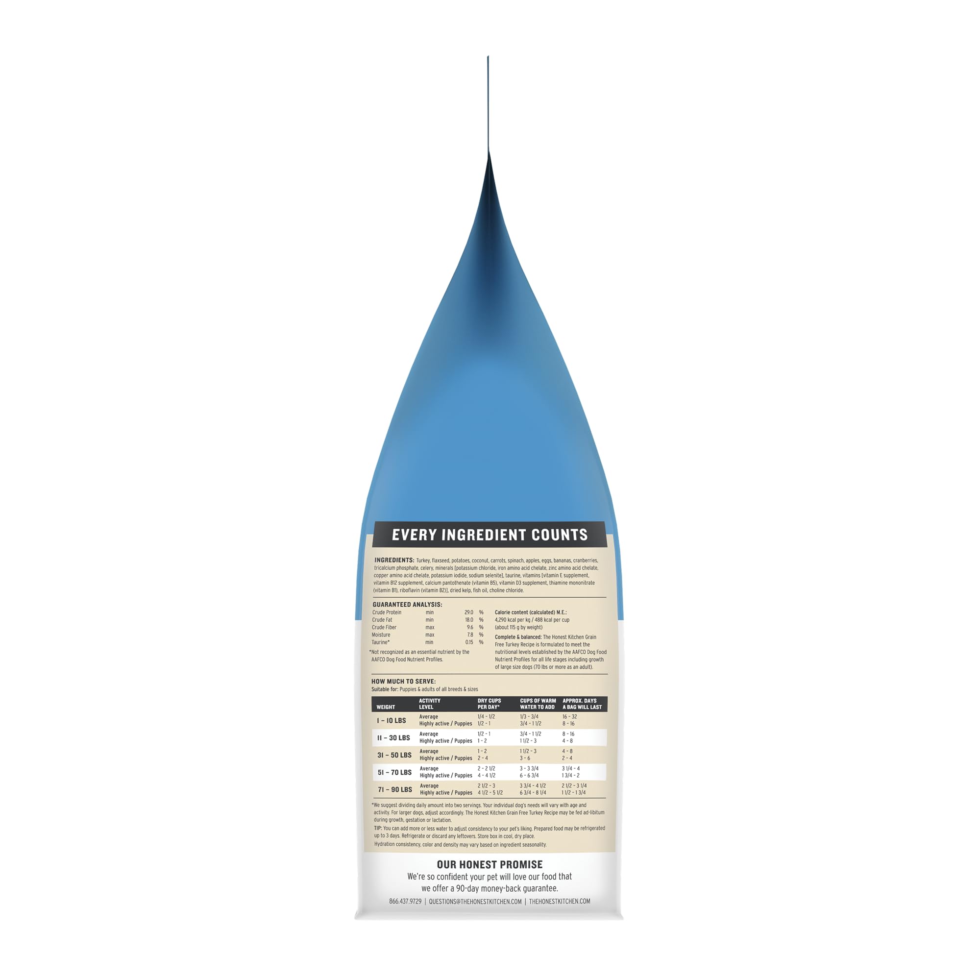 Honest Kitchen The Echthaar Grade dehydrierte Welpenfutter Hundefutter