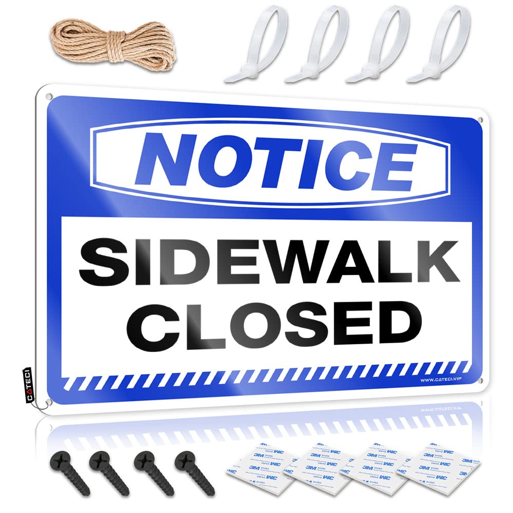 IBWNBBUSN Mens Room Sign Notice Sidewalk Closed Tin Sign Tin Sign Man Cave Decor Home Bar Decor(30X40CM)