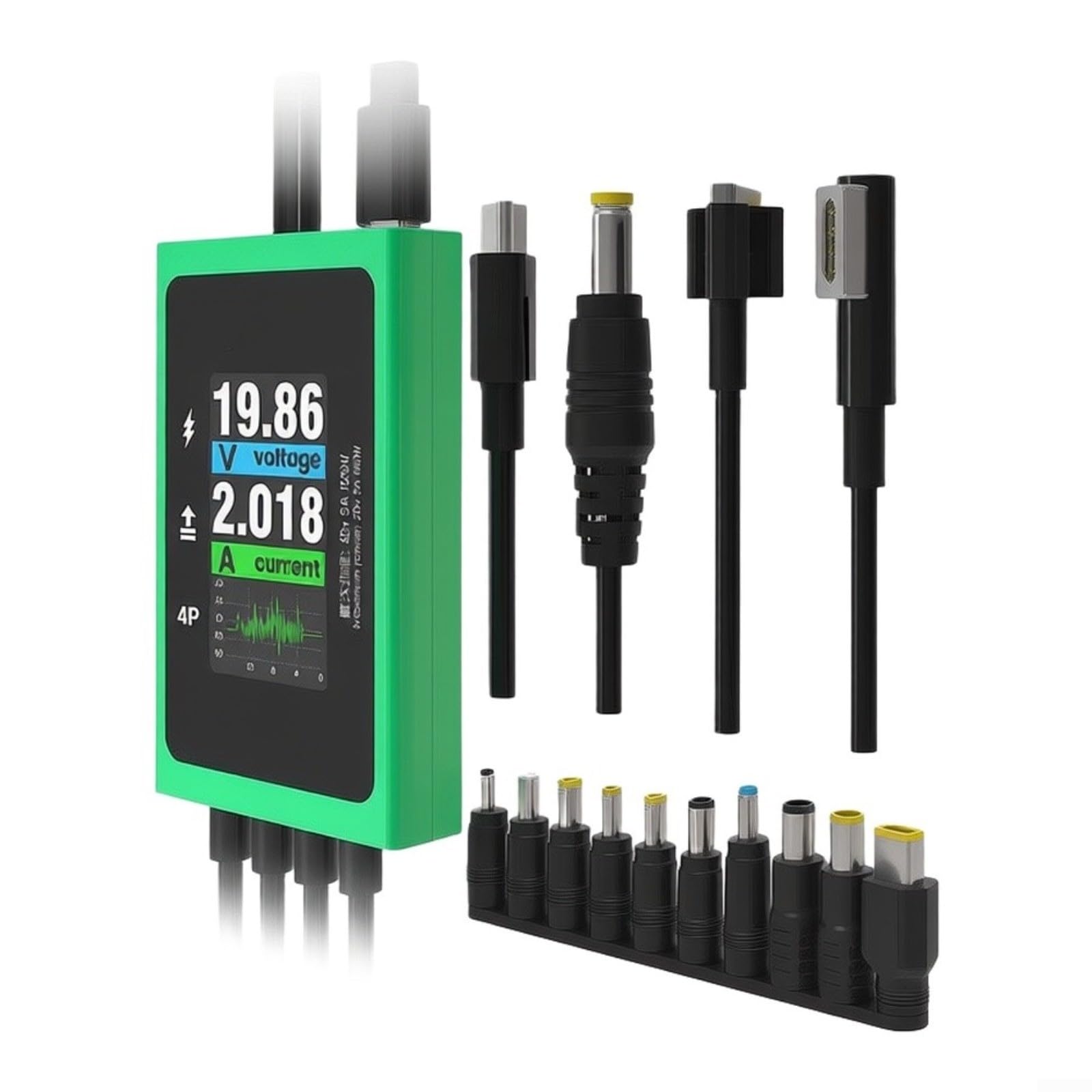 PW08 - Cavo tester di alimentazione per computer portatile con display