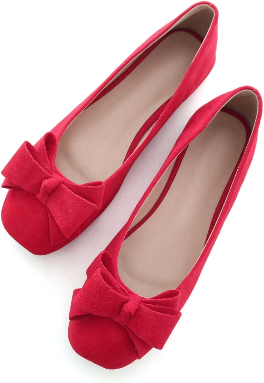 Stunner Damen Freizeit Ballerinas eckige Zehenpartie Schleife bequem...  - Bild 123 von 240