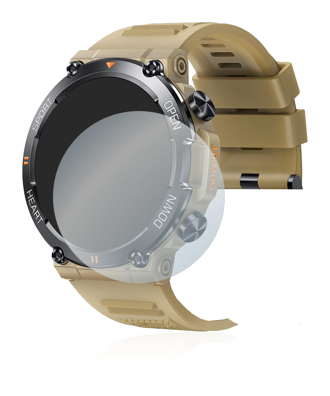 upscreen Scratch Shield Screen Protector compatible with LinsonK DWTK56P - HD-Clear, Anti-Fingerprint