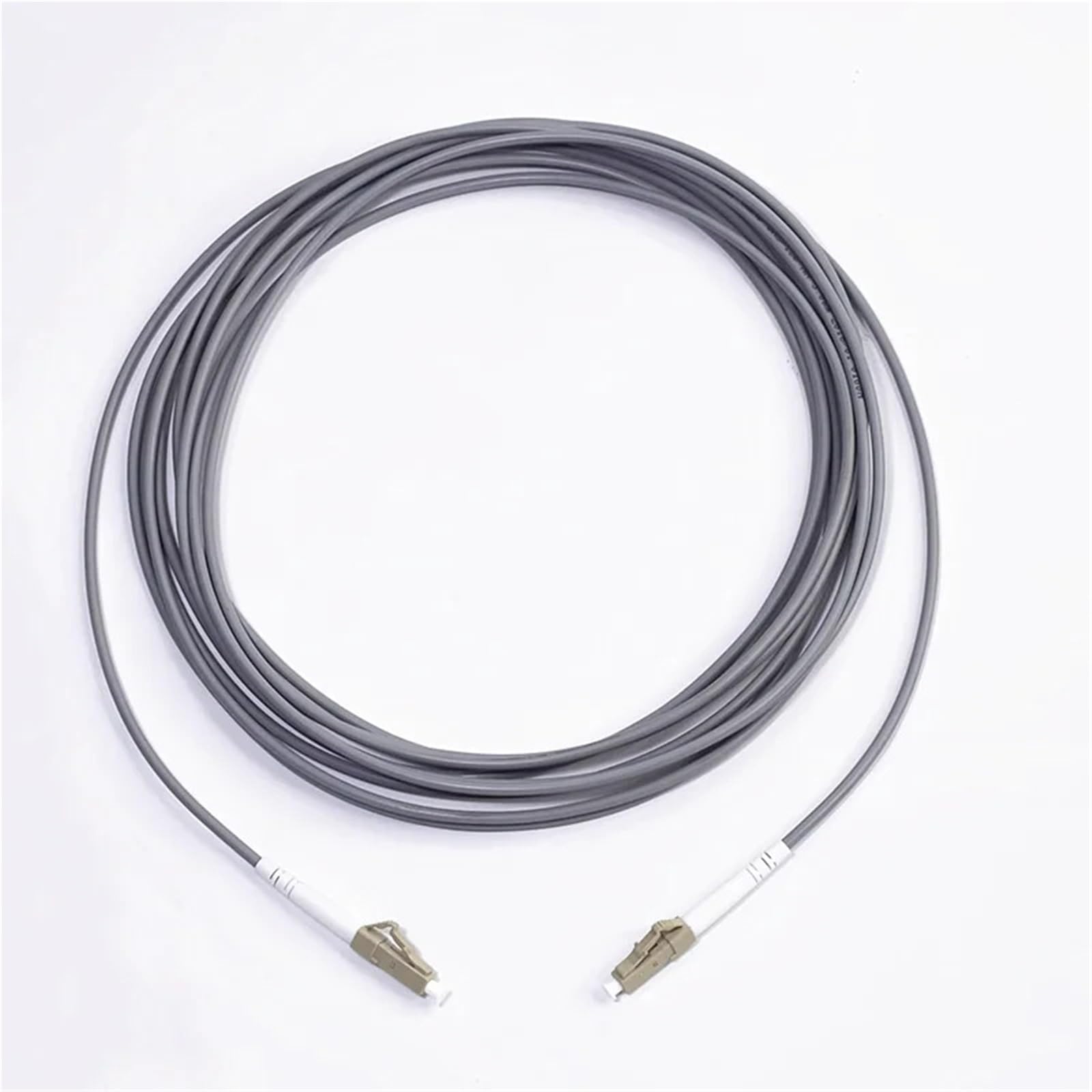 Câble à fibre optique blindé en PVC multimode OM1 62,5/125 Simplex/Duplex - 2 cœurs - Connecteurs LC FC-SC-ST - 60 m à 120 m - LC 1 fil - 60 m