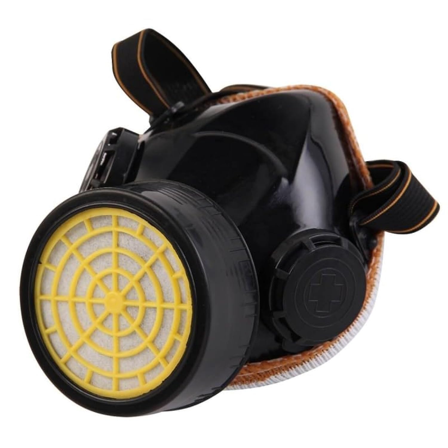 Chemical Respirator Mask With Single Catridge |Industrial Safety Filter Mask |CLEARWAY
