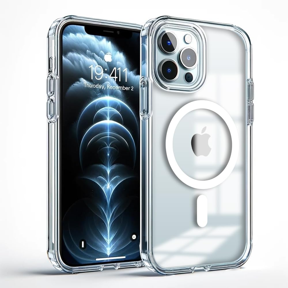 KARWAN Plastic iPhone 11 Pro Max Cover, Compatible With Magsafe, Scratch-Resistant,Thin And Slim, Classic, Magnetic Back Case, Transparent Clear (B0C5TJ8942) Amazon Price History, Amazon Price Tracker