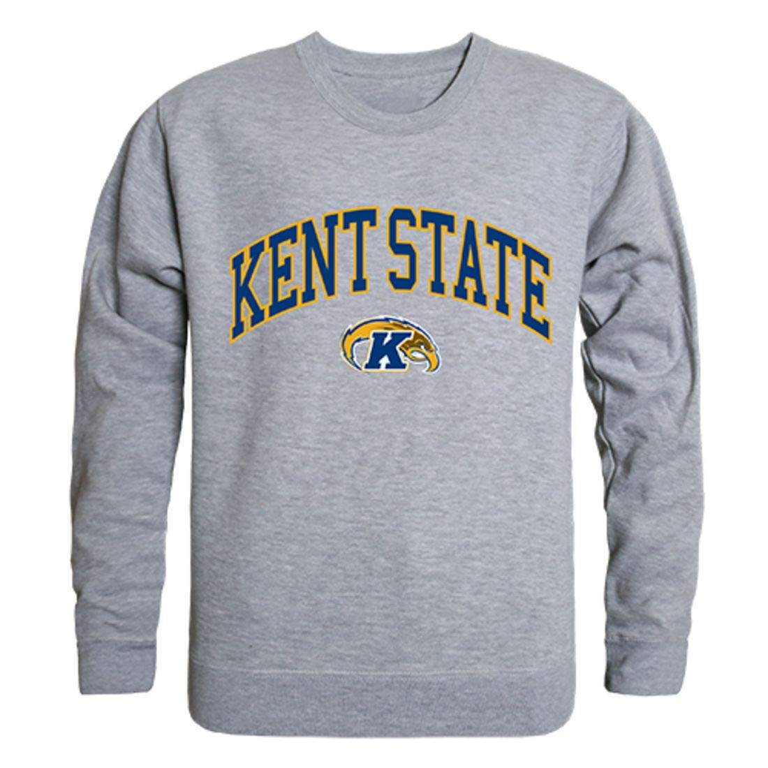 W RepublicKSU Kent State University Campus Crewneck Pullover Sweatshirt Sweater Heather Grey
