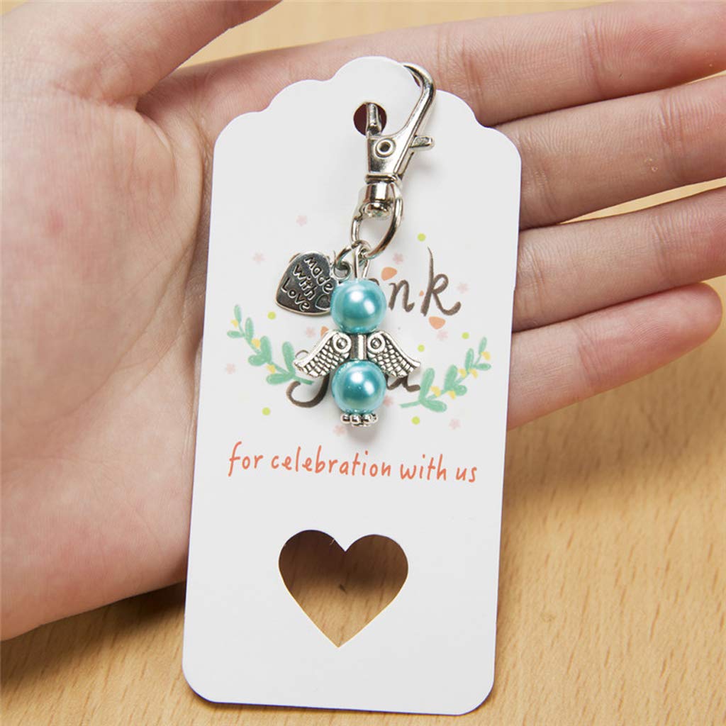 48-teiliges Geschenk-Set als Schlüsselanhänger, Dankeschön, Kraftanhänger, Süßigkeitentüten für Babyparty, Hochzeit, Party, Dekoration