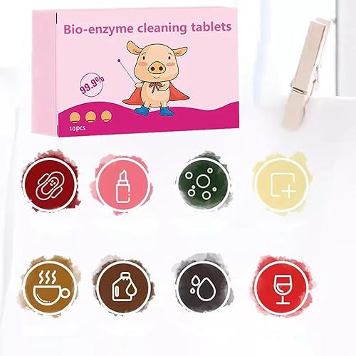 Miniatura 2 de Multi-Functional Bio-Enzyme Cleaning Tablets, Bio-Enzyme Explosive Salt, Multi-Functional Dissolve Concentrated Cleaning Tablets, Bio- Enzyme