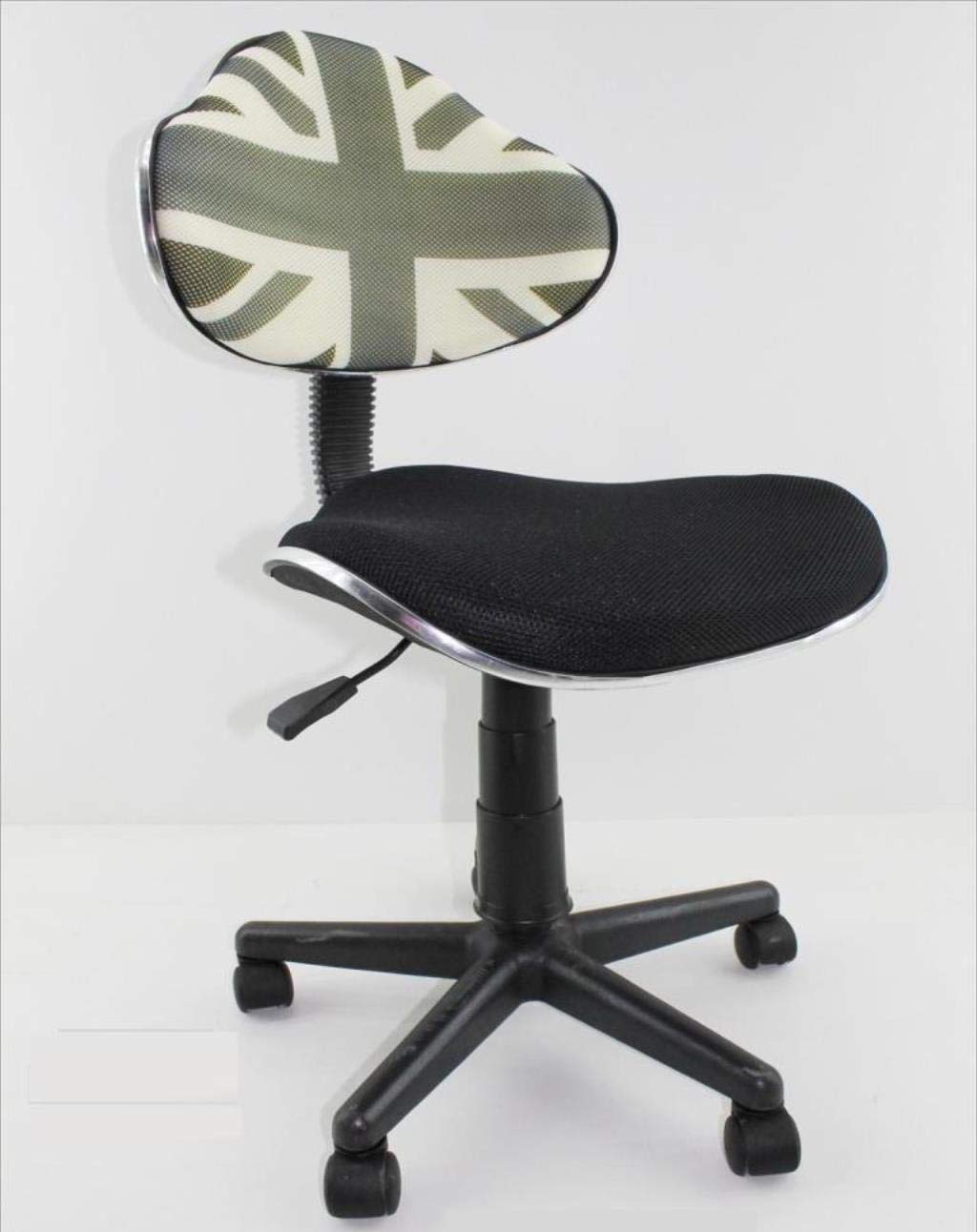 Decohouse Silla Oficina Escritorio Ordenador giratoria Calidad cómoda Altura Regulable ergonómica Asiento Negro Elegante