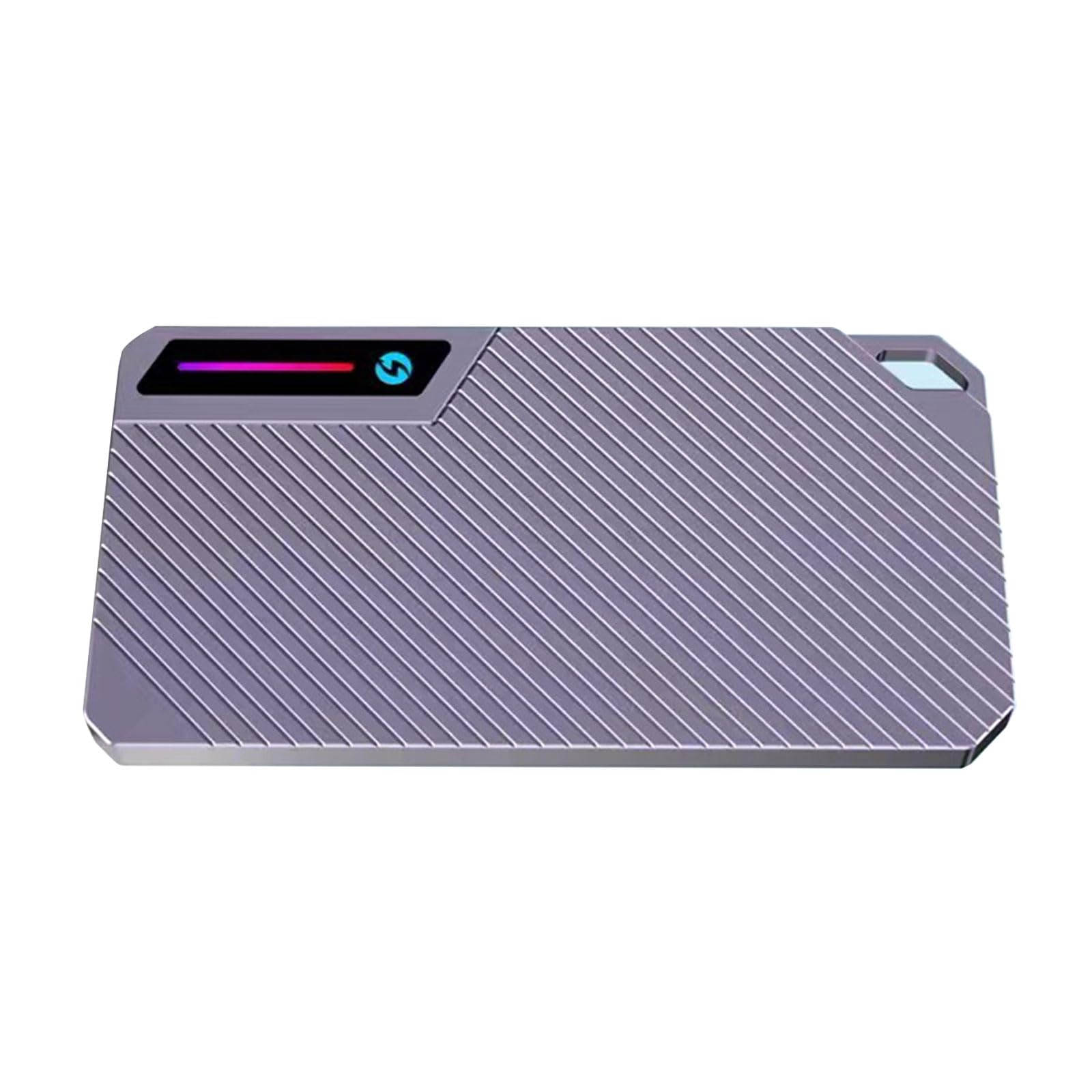 Custodia in alluminio USB C 10Gbps Velocità di trasferimento 2280 M-Key B+M NVMe Drive Case con LED Light Led Hard Drive Case