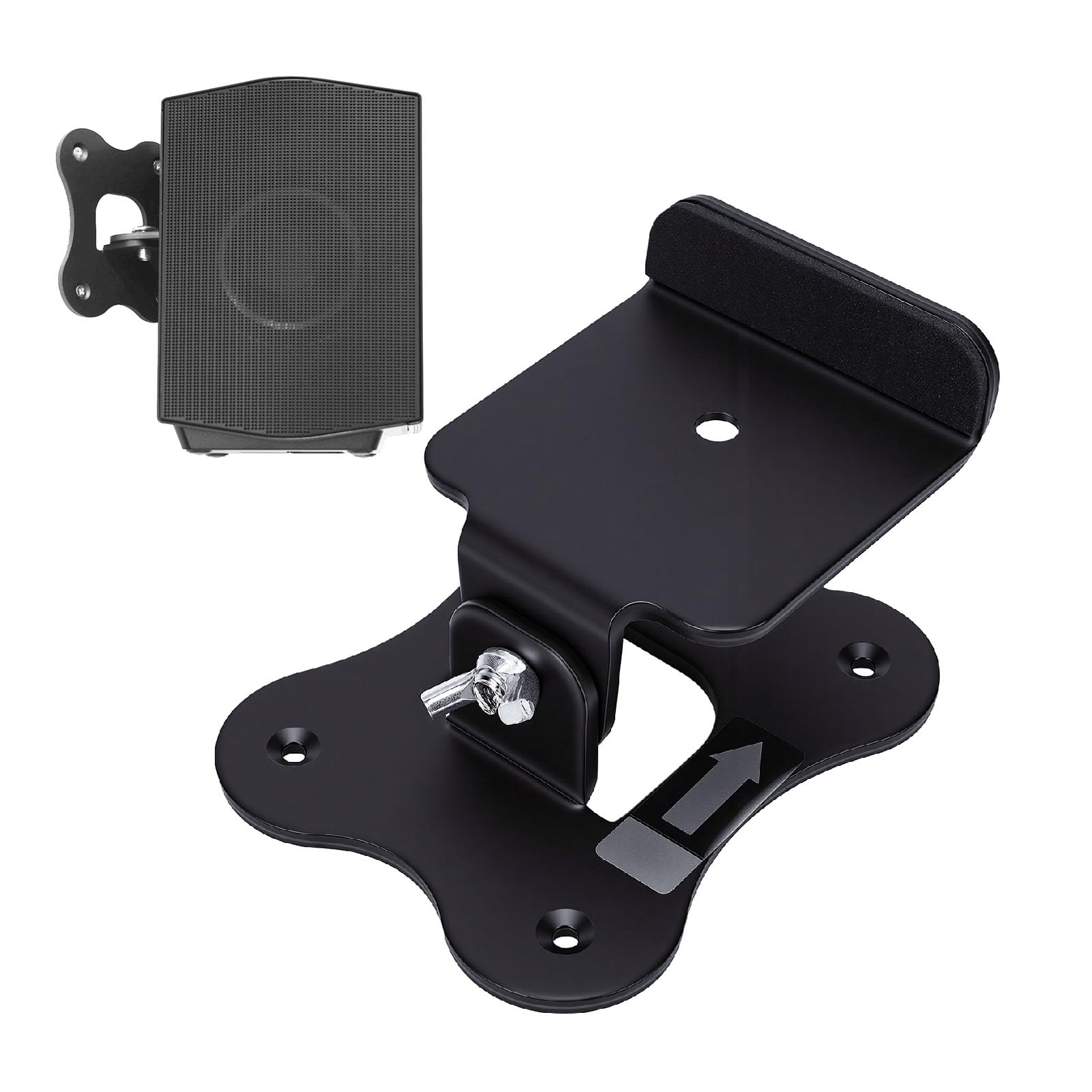 Soporte de Pared para Altavoz, Montaje Metálico 110 X 90 Mm,